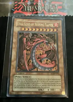 Uria, Lord of Searing Flames SOI-EN001 1st Edition Ultra Rare OG Yu-Gi-Oh - Image 1
