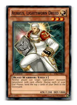 Aurkus, Lightsworn Druid - SDLI-EN013 1st Edition - YuGiOh-LP - Image 1