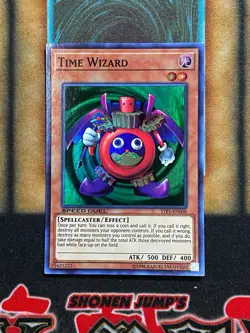 Yugioh Time Wizard STP1-EN008 Speed Duel Super Rare MP - Image 1
