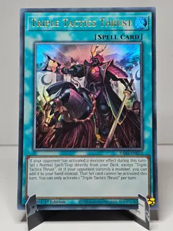 Triple Tactics Thrust (Ultra Rare) [RA03-EN072] Quarter Century Bonanza Yu-Gi-Oh - Image 1