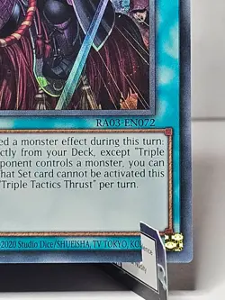 Triple Tactics Thrust (Ultra Rare) [RA03-EN072] Quarter Century Bonanza Yu-Gi-Oh - Image 4