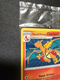 Special Delivery Charizard W Pikachu Pokemon Center Promo Card Sealed SWSH075 - Image 4