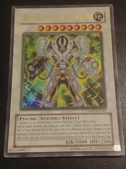 Yu-Gi-Oh! ULTRA RARE HOLO CARD HYPER PSYCHIC BLASTER CRMS-EN042 VLP - Image 1