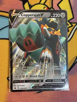 Copperajah V SWSH030 Sword & Shield Black Star Promo Pokemon Card Mint - Image 1