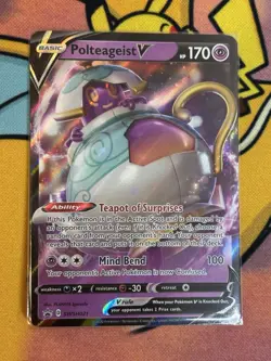 Polteageist V SWSH021 Sword & Shield Black Star Promo Pokemon Card Mint - Image 1