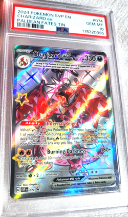 Charizard ex 074 Sv: Scarlet & Violet Promo Cards Holo PSA 10 New grading system - Image 5