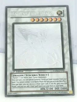 Yu-Gi-Oh! Ancient Fairy Dragon ANPR-EN040 1st Edition Ghost Rare Card - Image 1