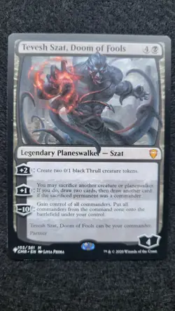 Tevesh Szat, Doom of Fools Commander Legends Regular MTG Card - Image 1