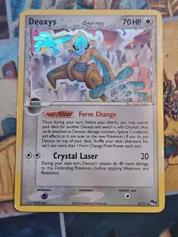 Deoxys 2/17 Pokemon TCG Pop Series Holo Foil Rare Card Moderately Played MP - Image 1