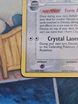 Deoxys 2/17 Pokemon TCG Pop Series Holo Foil Rare Card Moderately Played MP - Image 4