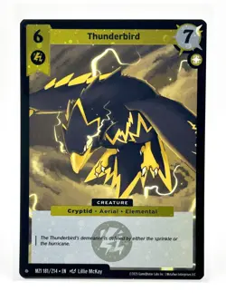 MetaZoo Thunderbird Reverse Holo Card MZ1 181/212 Base Set 2025 - Image 1