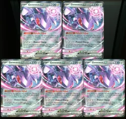 Pokemon Genesect ex 067/086 Black Bolt Holo 5 card lot x5 NM - Image 1