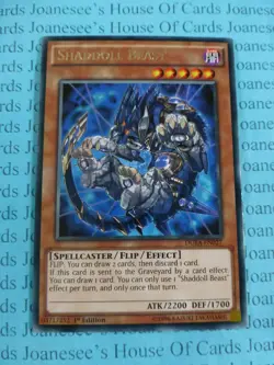 Shaddoll Beast DUEA-EN027 Silver Rare Yu-Gi-Oh Card 1st Edition - Image 1