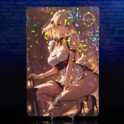Yoimiya Oversized A5 Waifu Card Premium Anime Art Display Lingerie Double Sided - Image 3