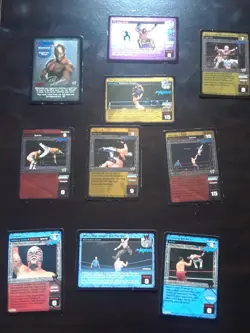 WWE Raw Deal Rey Mysterio 9 Card Lot - Image 1