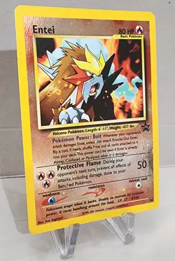 Vintage Pokemon Card - Entei Reverse Holo - Promo - Black Star - Near Mint - Image 2