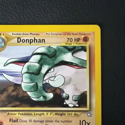 21/111 Donphan 1st Edition Rare Card | Pokemon Neo Genesis 2000 | UK SELLER - Image 4