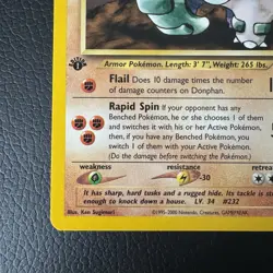 21/111 Donphan 1st Edition Rare Card | Pokemon Neo Genesis 2000 | UK SELLER - Image 5
