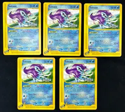 Lot of 5 2002 Pokemon Black Star Promo #53 Suicune Pokemon 4Ever Movie Unplayed - Image 3