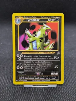 Tyranitar 31/75 Pokemon Neo Discovery Non Holo WOTC LP EXCELLENT - Image 1