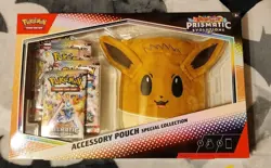 Pokemon TCG Prismatic Evolutions Accessory Pouch Special Collection Box Sealed - Image 1