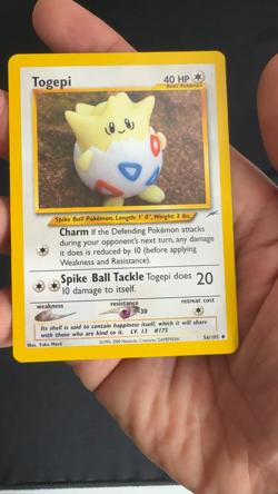 2002 Togepi Neo Destiny 56/105 Nintendo Pokemon TCG - LP - Image 2