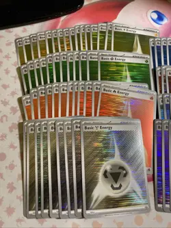 Lot Of 78 Pokemon Black Bolt White Flare Holo Energy’s NM - Image 2
