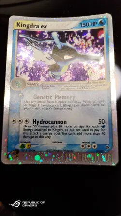 KINGDRA EX Pokemon HOLO RARE EX Dragon Set 92/97 Eng Excellent - Image 2