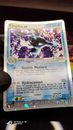 KINGDRA EX Pokemon HOLO RARE EX Dragon Set 92/97 Eng Excellent - Image 5