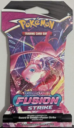 Pokemon TCG: Fusion Strike (SWSH08): Sleeved Booster Pack - MEW - SEALED - Image 1