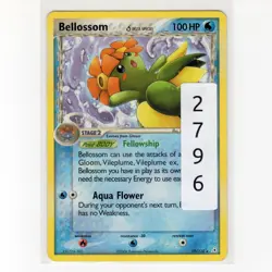 Pokemon TCG Bellossom 19/110 EX Holon Phantoms Regular Rare Card EN-MP 2006 - Image 3