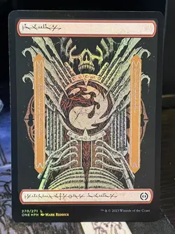 Mountain FOIL FULL ART #270 NM/M Phyrexia All Will Be One MTG Magic Card - Image 1