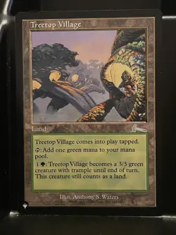 Treetop Village Urza's Legacy Regular NM The List Mystery MTG Magic Card - Image 1