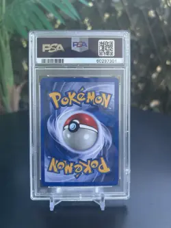 2000 Pokemon Neo Genesis Meganium Holo Rare Card 10/111 PSA 6 EX-MT - Image 3