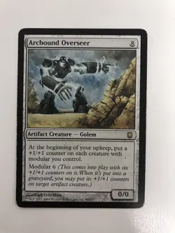 Arcbound Overseer MTG Magic the Gathering Card MP Moderately Played Darksteel - Image 1