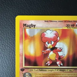 23/111 Magby 1st Edition Rare Card | Pokemon Neo Genesis 2000 | LP/NM UK SELLER - Image 3