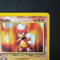23/111 Magby 1st Edition Rare Card | Pokemon Neo Genesis 2000 | LP/NM UK SELLER - Image 4