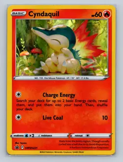 SWSH: Sword & Shield Promo Cards #SWSH221 Cyndaquil (Cosmos Holo) - Image 1