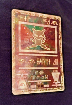 Pokemon WOTC Ancient Mew Black Star Promo Holo Rare Vintage Card MP 2000 Swirl - Image 4