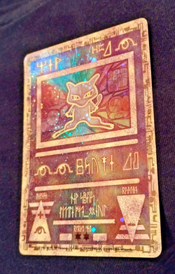 Pokemon WOTC Ancient Mew Black Star Promo Holo Rare Vintage Card MP 2000 Swirl - Image 5