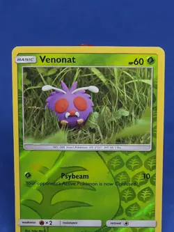 Venonat Reverse Holo 10/214 Unbroken Bonds Pokemon Card Tcg Ccg 2019 - Image 3