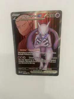 Team Rocket’s Mewtwo EX 213/182 - Ultra Rare - Destined Rivals - Pokemon TCG - Image 1