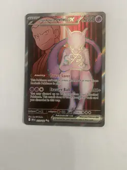 Team Rocket’s Mewtwo EX 213/182 - Ultra Rare - Destined Rivals - Pokemon TCG - Image 2