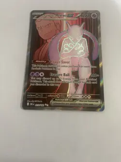 Team Rocket’s Mewtwo EX 213/182 - Ultra Rare - Destined Rivals - Pokemon TCG - Image 3