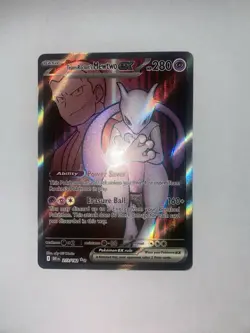 Team Rocket’s Mewtwo EX 213/182 - Ultra Rare - Destined Rivals - Pokemon TCG - Image 4