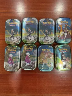 Pokemon TCG: Sword & Shield Crown Zenith Mini Tin Lot Of 8 - Image 1