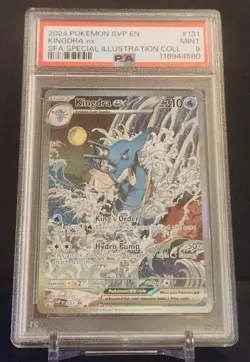 Pokemon TCG Kingdra ex 131 Shrouded Fable Promo Special Illustration MINT PSA 9 - Image 1