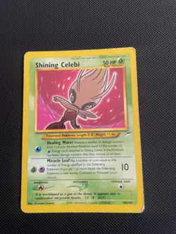 Shining Celebi 106/105 - Pokemon Neo Destiny Secret Rare Holo - Image 1