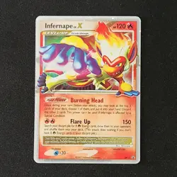 2007 Pokemon TCG - Infernape LV.X DP10 Diamond and Pearl Promos Holo - VLP - Image 1