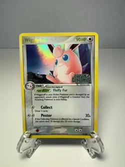 Pokemon TCG Wigglytuff Crystal Guardians 2006 13/100 Reverse Holo Stamped MP - Image 1